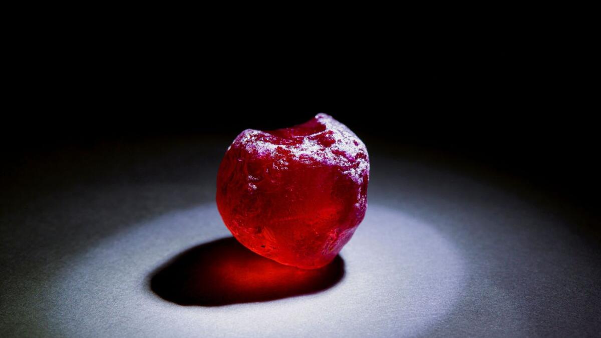 UAE: Ultra-rare 101-carat ruby ​​unveiled in Dubai – News