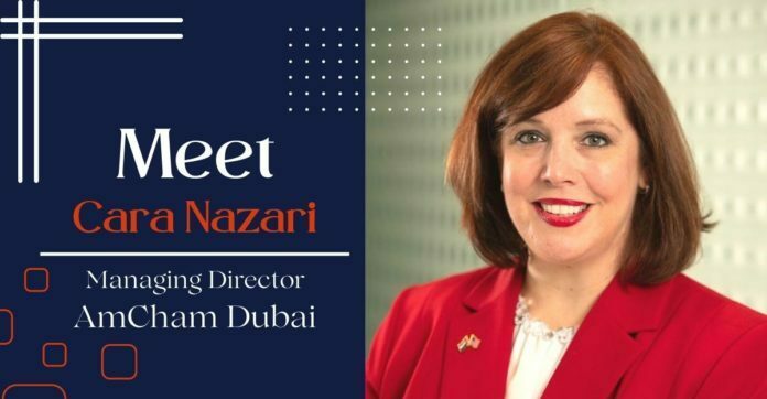 Cara Nazari,, Managing Director of AmCham Dubai.