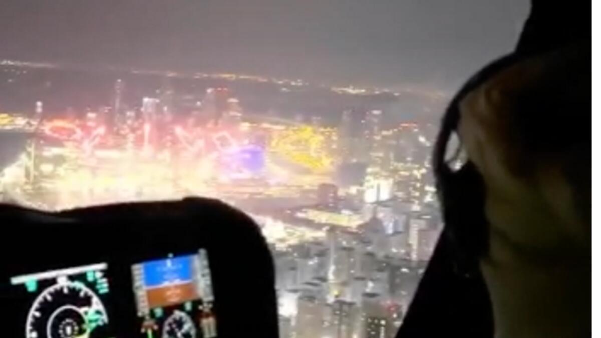 WATCH: UAE president’s bird’s-eye view of Abu Dhabi’s New Year celebrations – News