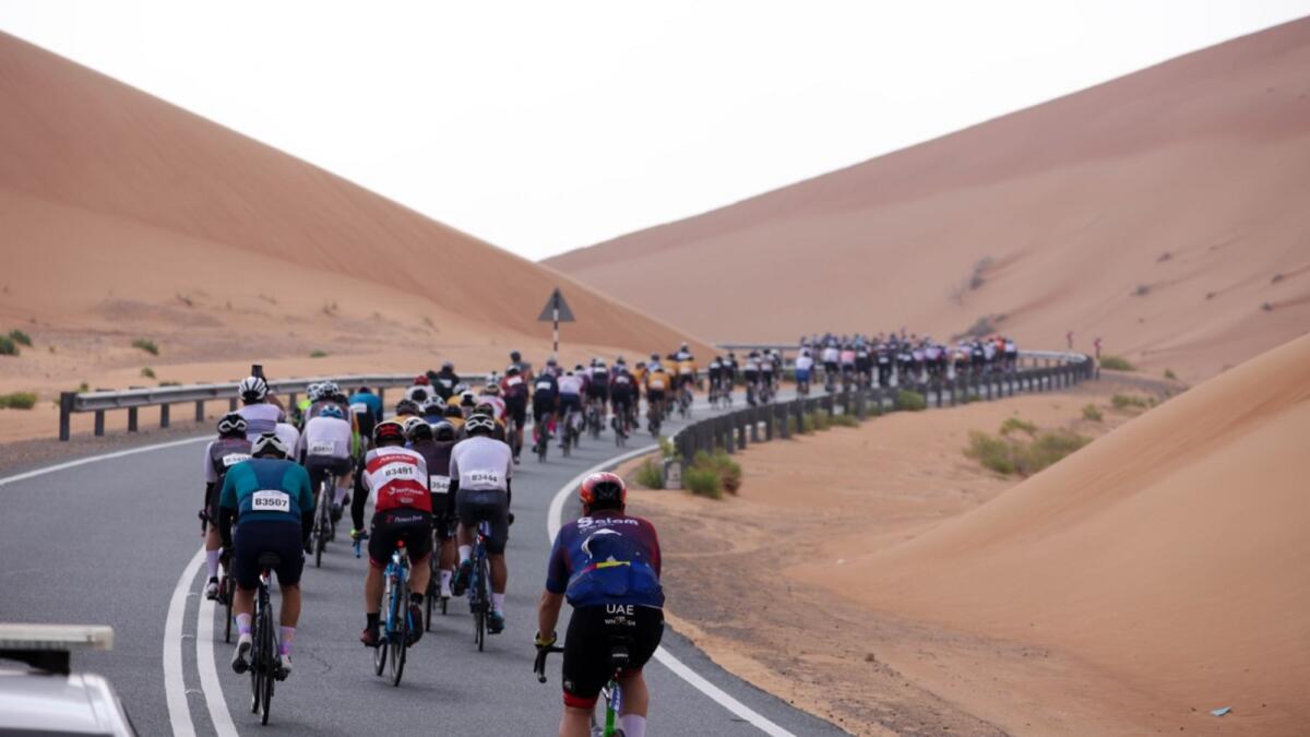 WATCH: Over 800 UAE cyclists take on 190km challenge – News