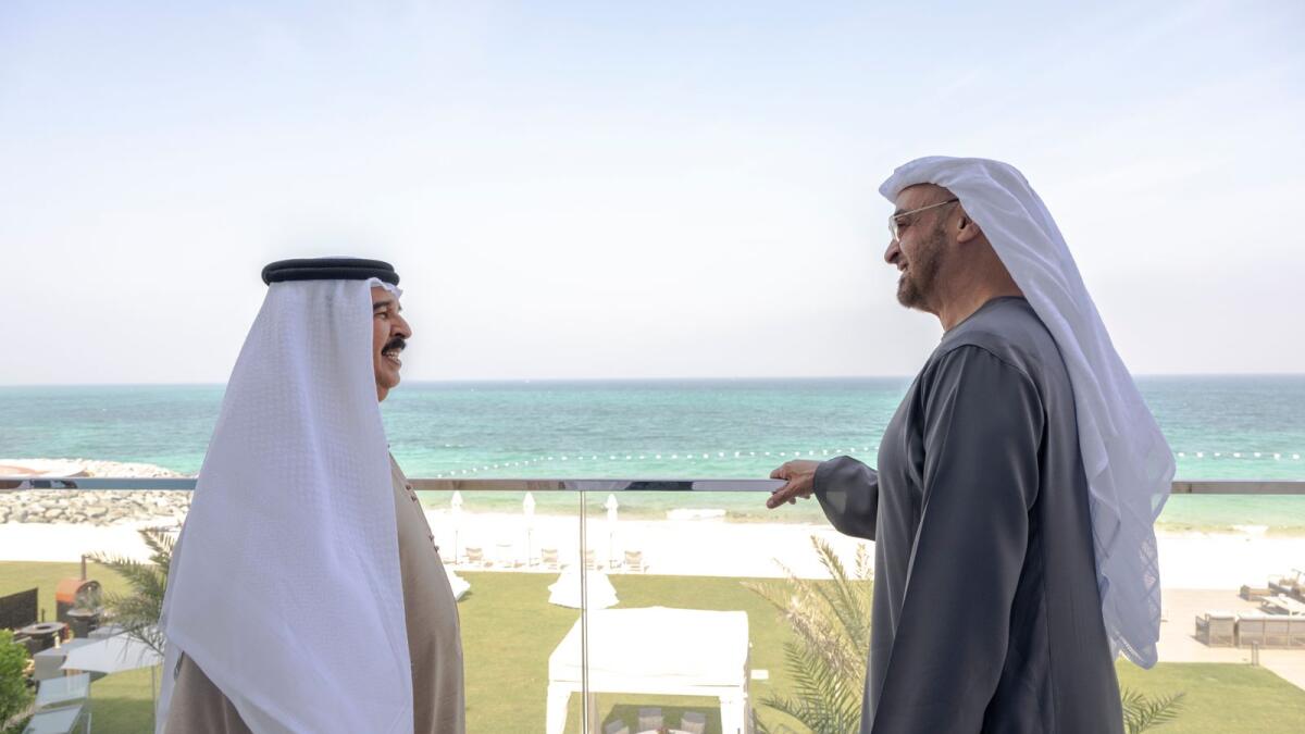 WATCH: King of Bahrain receives UAE president at Abu Dhabi residence – News