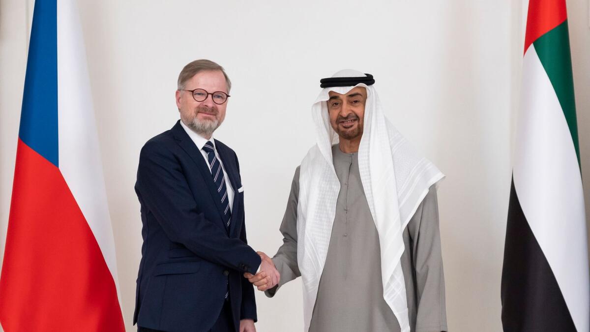 UAE President receives Prime Minister of Czech Republic – News