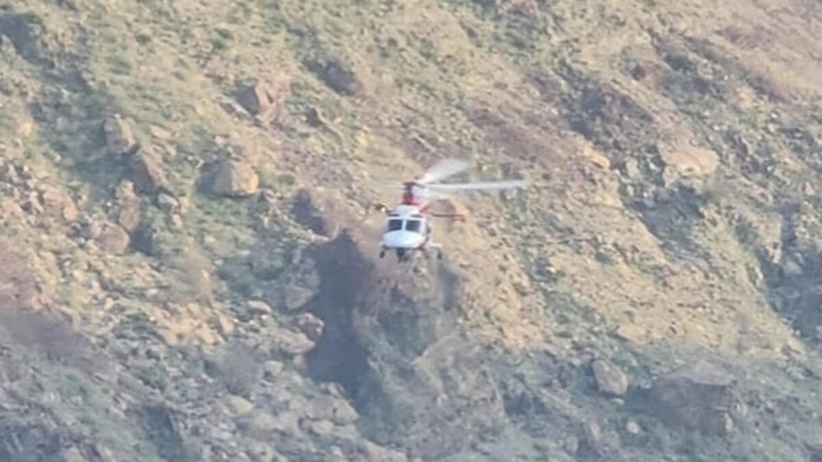 UAE: Helicopter rescues five from mountain, takes one injured to hospital – News