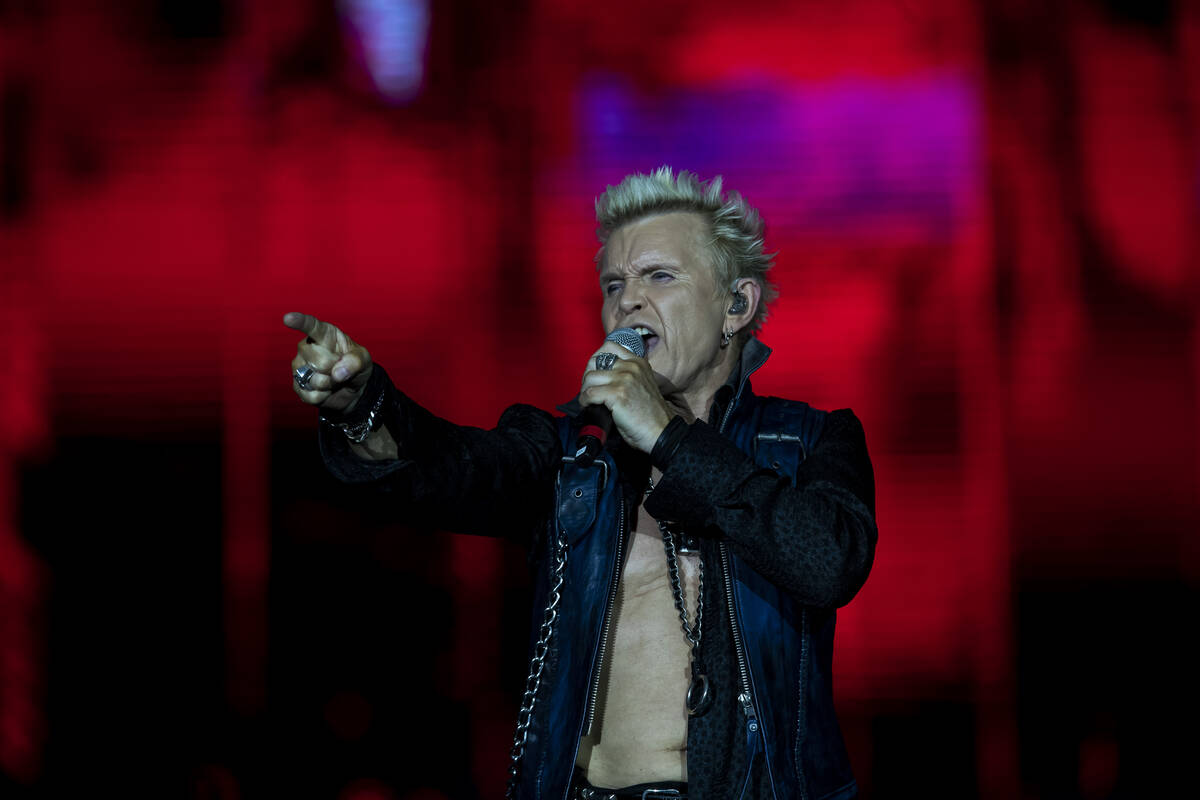 Billy Idol to play first show at Hoover Dam