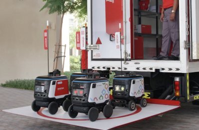 Aramex tests drone and robot delivery service in UAE