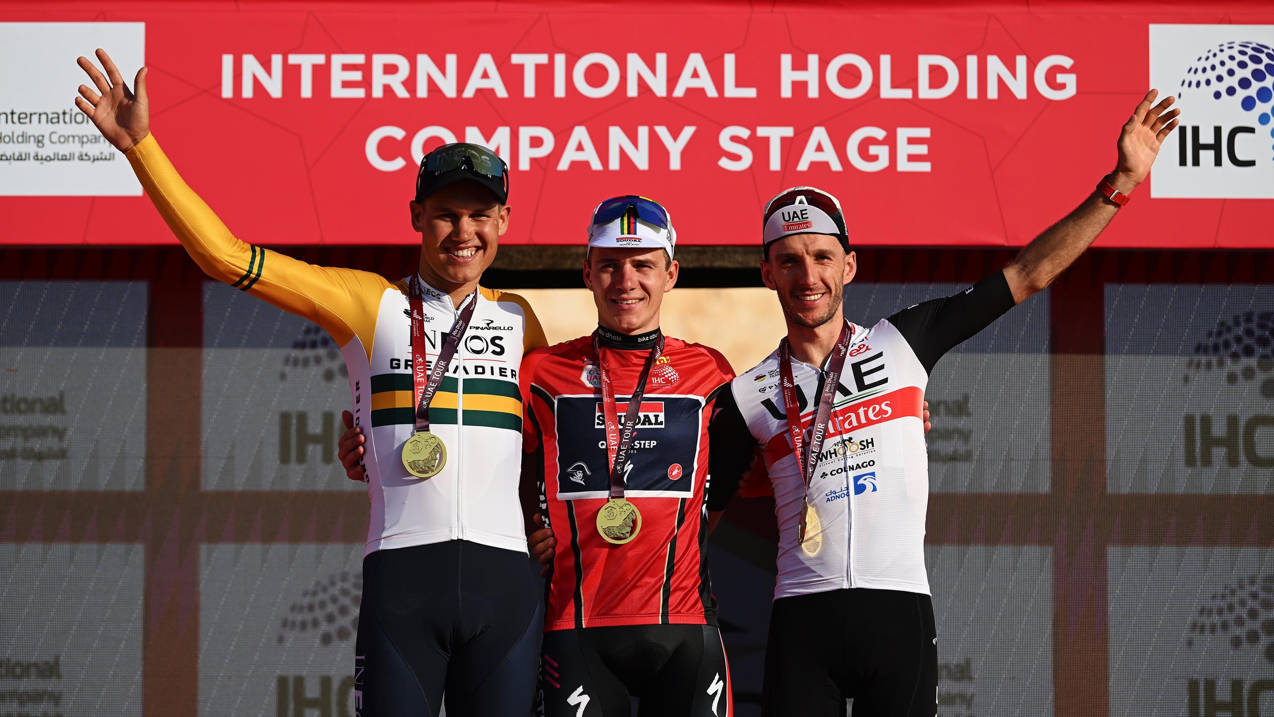 Remco Evenepoel wins overall at UAE Tour Adam Yates takes first on Stage 7