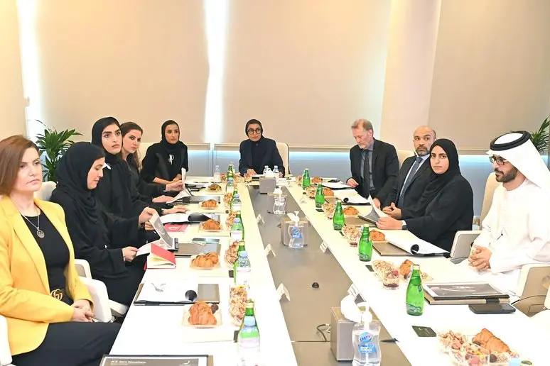 Her Excellency Sara Musallam, Minister of State for Early Education and Chairman of the Abu Dhabi Department of Education and Knowledge, visited the Zayed University Abu Dhabi campus