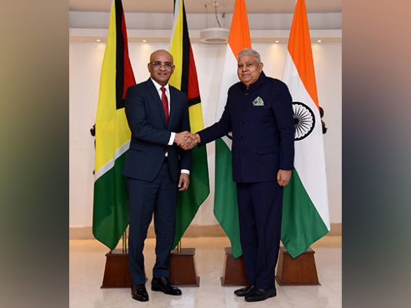 WORLD NEWS | Guyana Vice President Bharrat Jagdeo meets Vice President Jagdeep Dhankhar