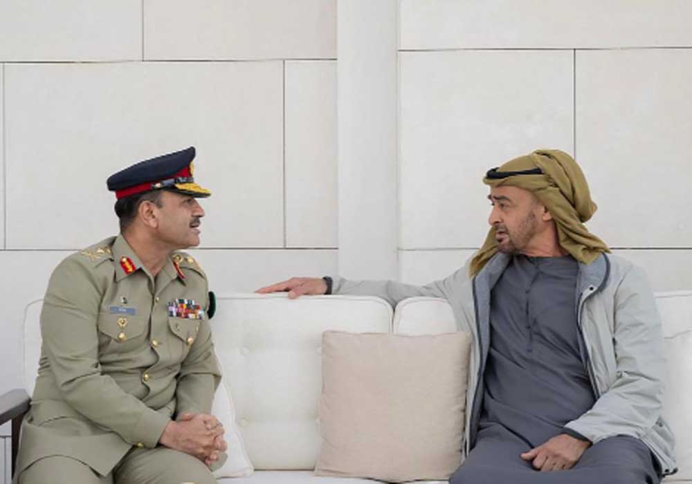 COAS, UAE President discuss defense ties in Abu Dhabi