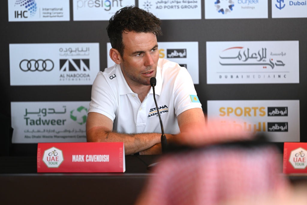 Mark Cavendish in no mood to answer tough questions ahead of UAE tour