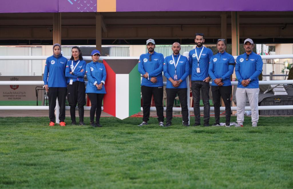 Kuwait equestrian team debut at EWG Abu Dhabi