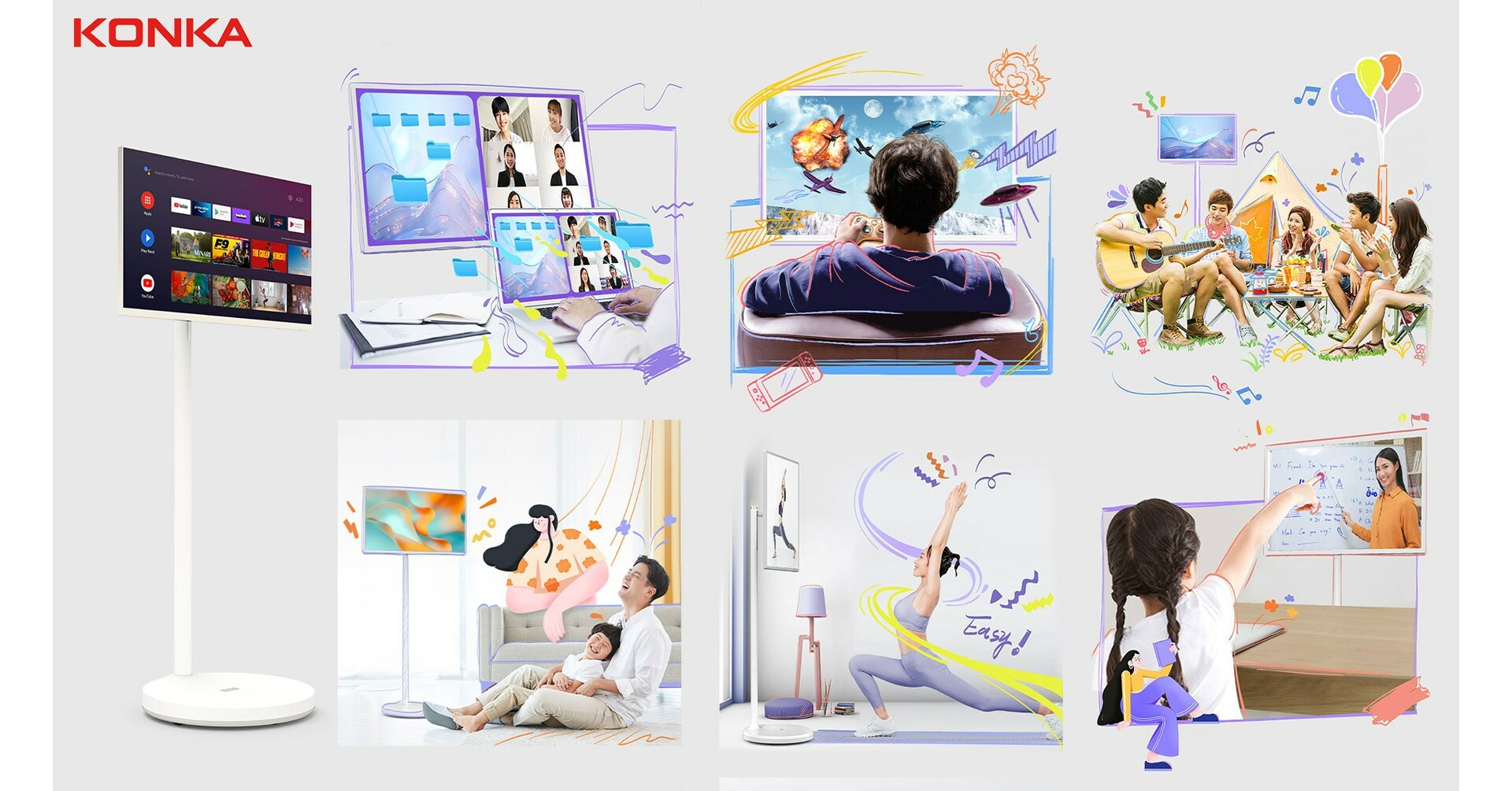Konka launches 27-inch cordless smart display in Japanese market
