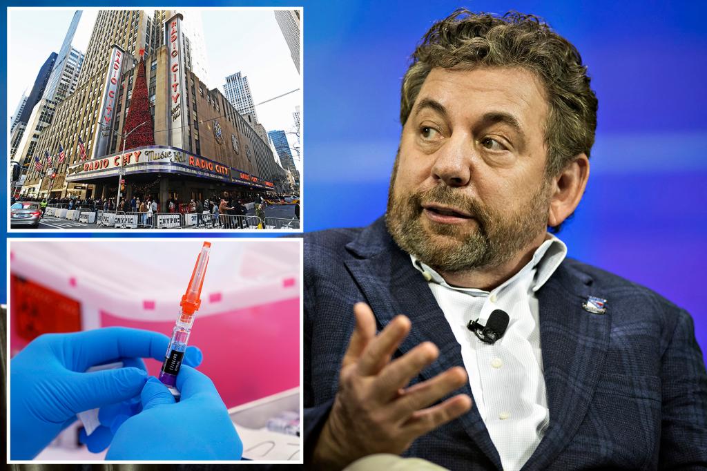 James Dolan sued by NYC worker ‘fired for refusing to get vaccinated against COVID-19’