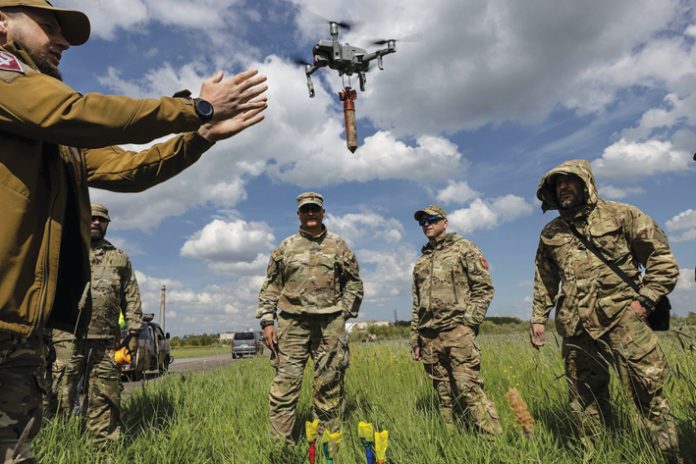 Ukranian Military Train Drone Pilots For War
