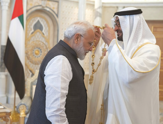 Sheikh Mohamed and PM Modi