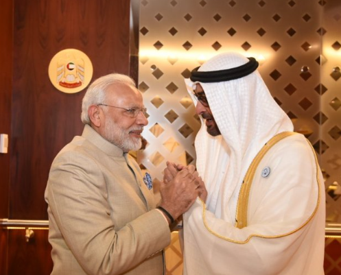 Sheikh Mohamed and PM Modi