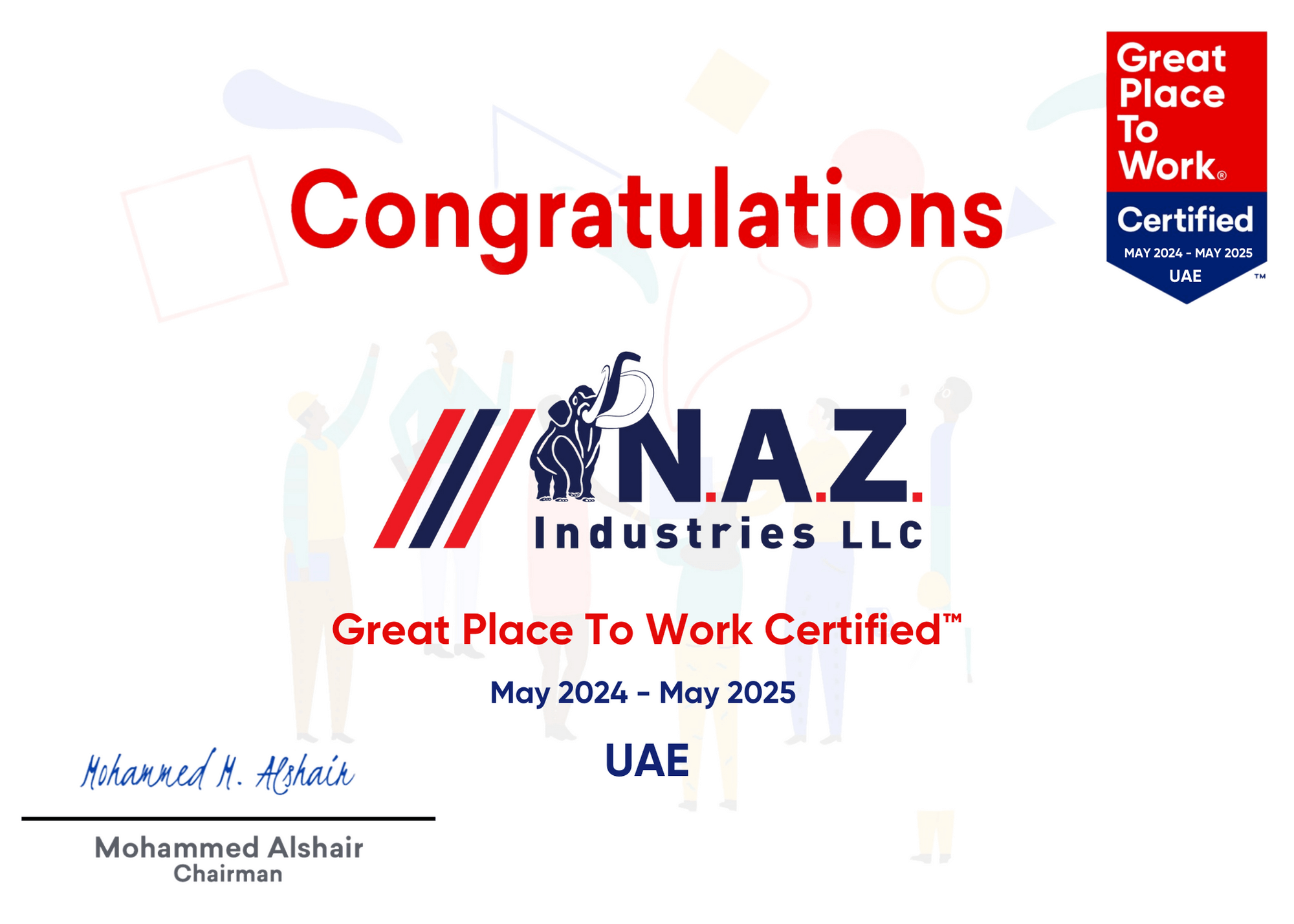 NAZ INDUSTRIES :the best place to work 