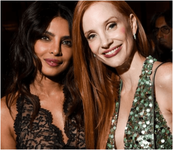 Priyanka Chopra Mingles with Jessica Chastain, Julianne Moore, and Naomi Watts at Glamorous New York Event