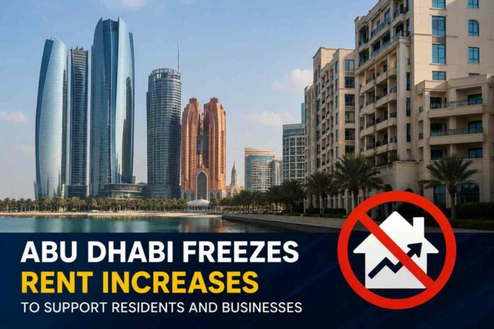 Abu Dhabi rent freeze