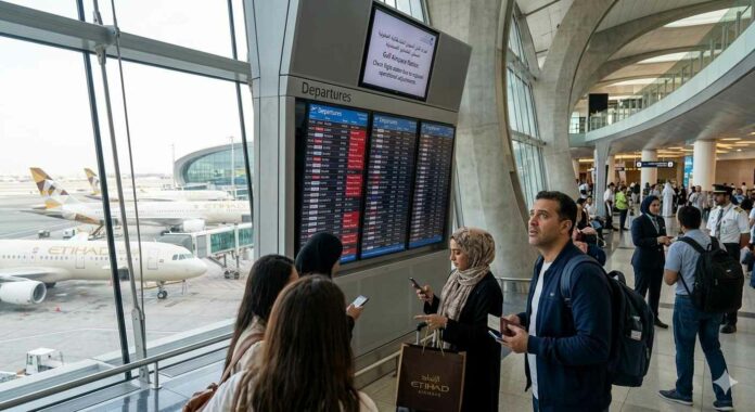 Gulf Flight Disruptions