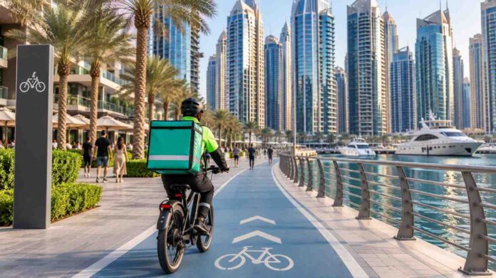 Dubai RTA e-bike delivery service