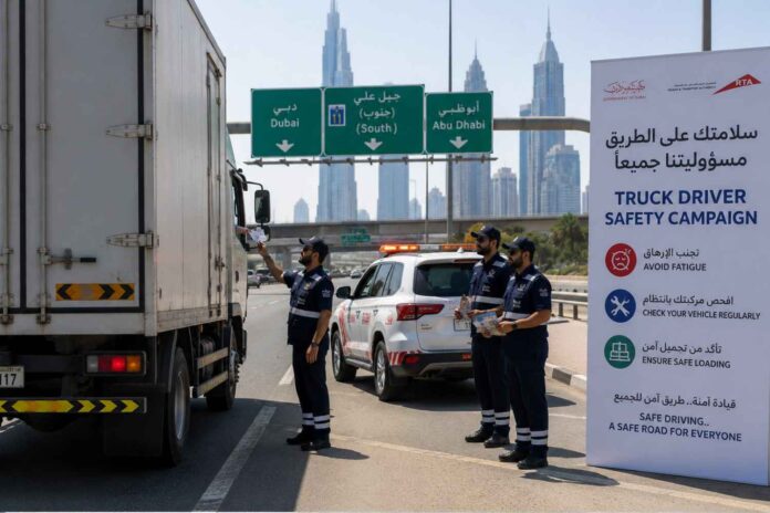 Dubai Truck Driver Safety Campaign
