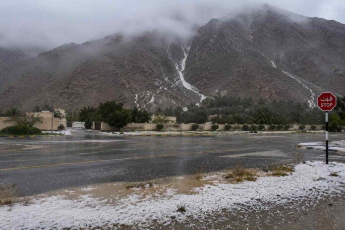 Heavy Rain And Hail UAE
