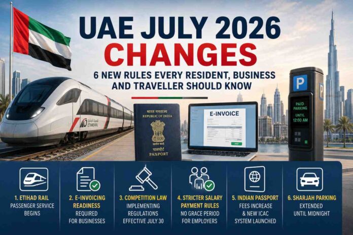 UAE July 2026 Changes: 6 New Rules
