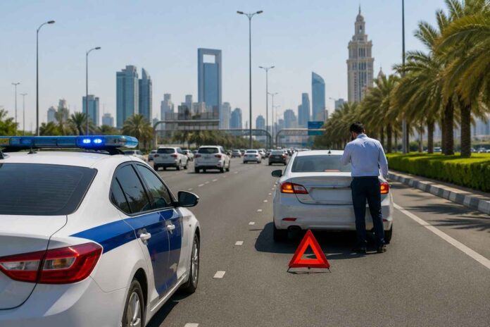 Abu Dhabi Road Safety Warning