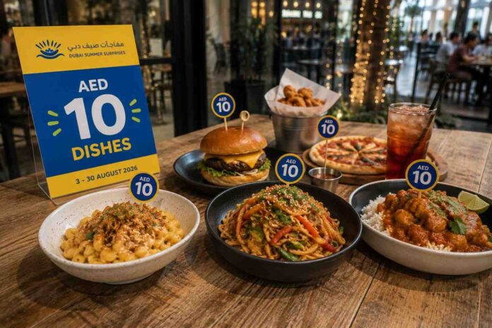 Dubai AED 10 dishes offer