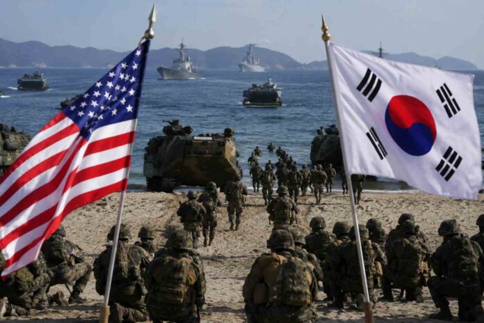 US South Korea military drills