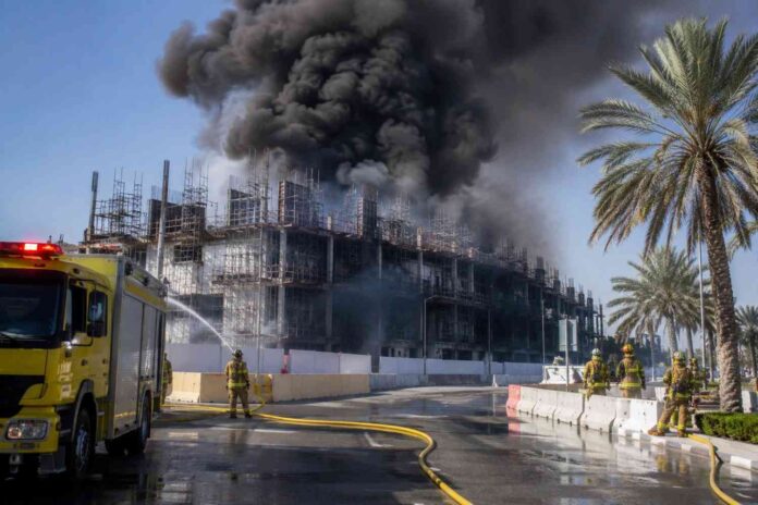 Yas Island fire