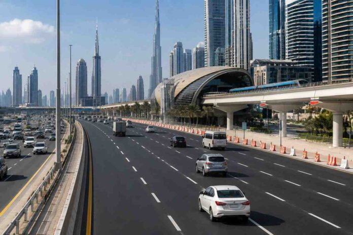 new lane on Sheikh Zayed Road