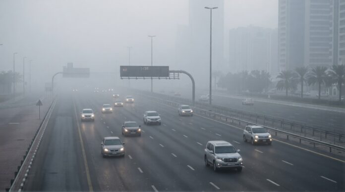 Abu Dhabi Fog Today
